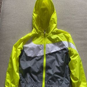 Nike Toddler Windbreaker Neon Yellow/Gray/White